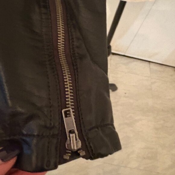 Free People Faux leather jacket. - Picture 3 of 5